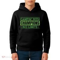 Camping With Champions Kids Hoodie thumb 4