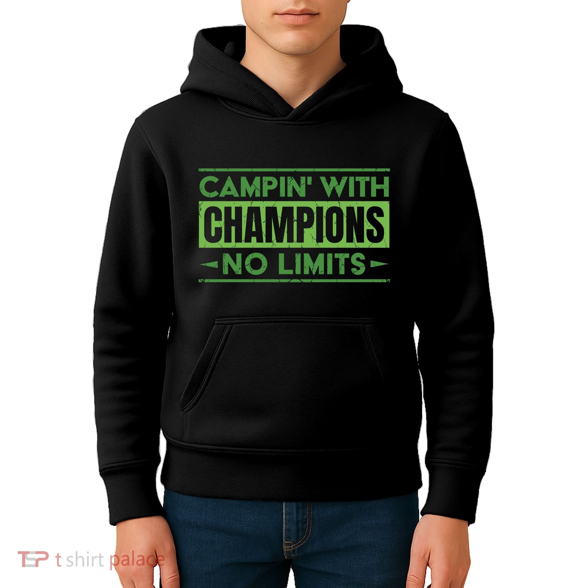 Camping With Champions Kids Hoodie