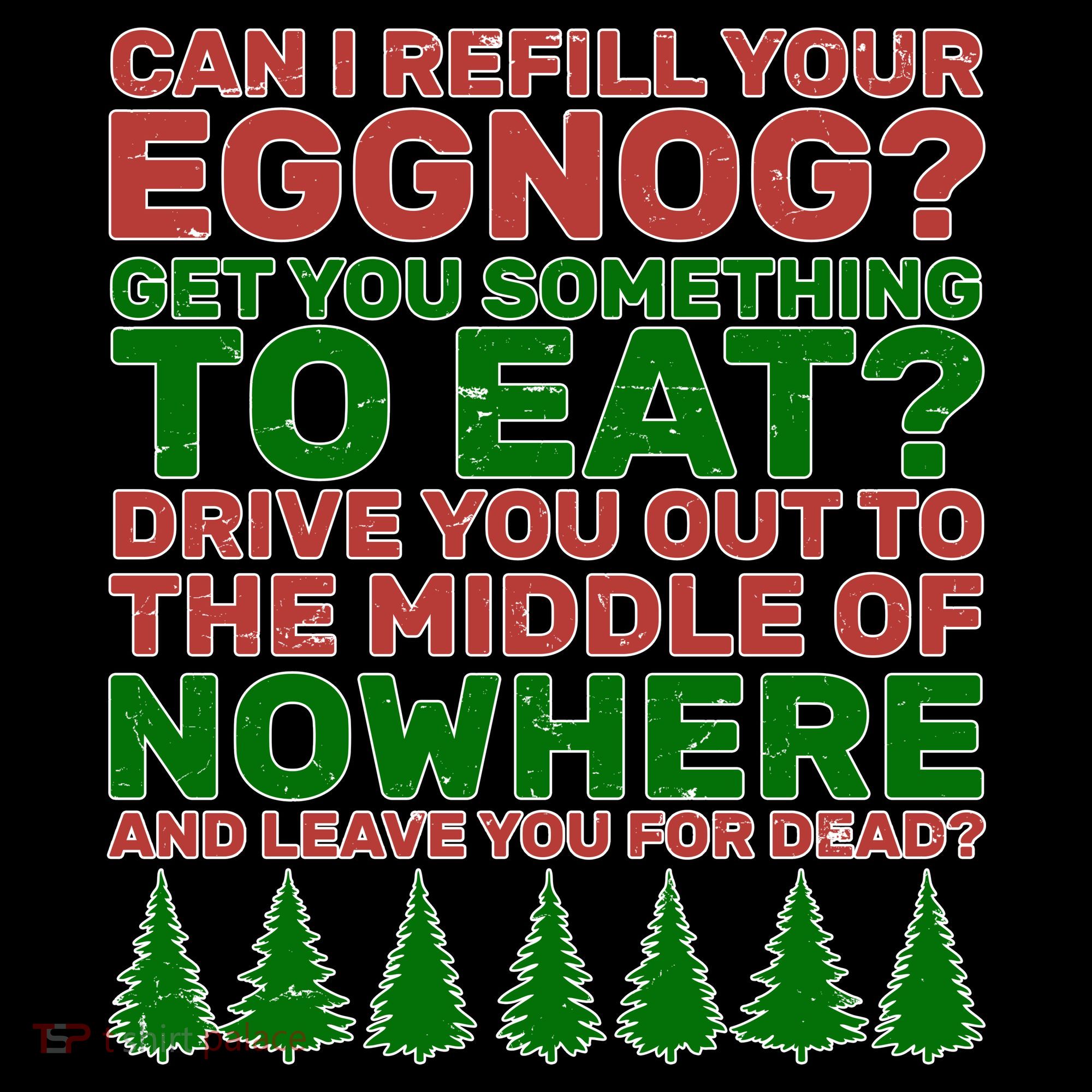 Can I Refill Your Eggnog Funny Christmas Backpack