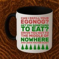 Can I Refill Your Eggnog Funny Christmas Coffee Mug thumb 2