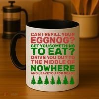 Can I Refill Your Eggnog Funny Christmas Coffee Mug thumb 4