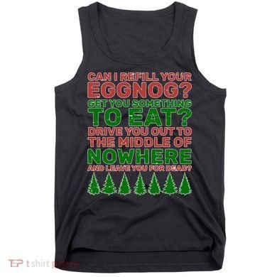 Can I Refill Your Eggnog Funny Christmas Tank Top