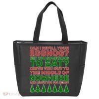 Can I Refill Your Eggnog Funny Christmas Tote Bag thumb 0