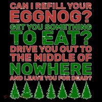 Can I Refill Your Eggnog Funny Christmas Tote Bag thumb 4
