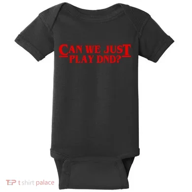 Can We Just Play DND? Baby Bodysuit