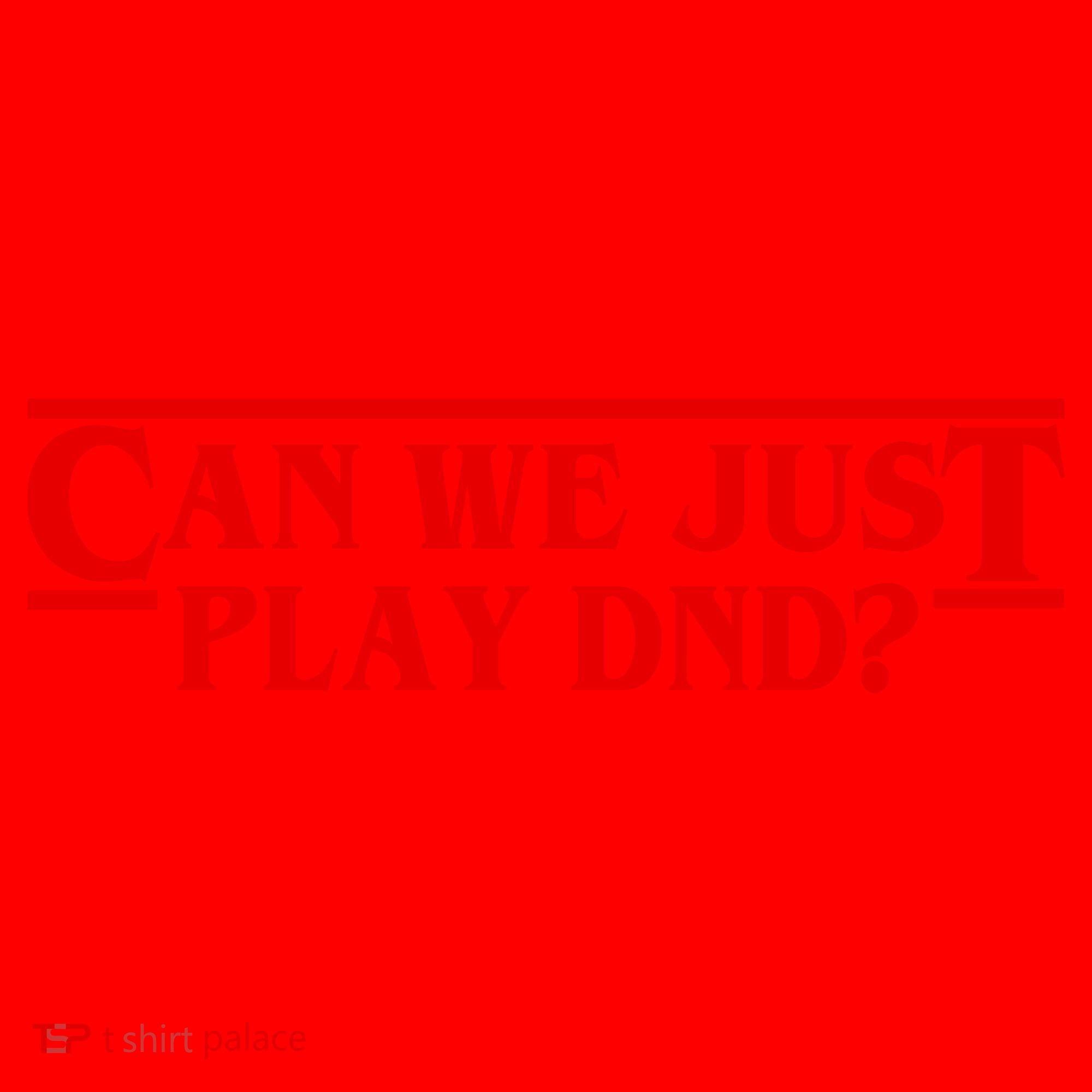 Can We Just Play DND? Santa Hat