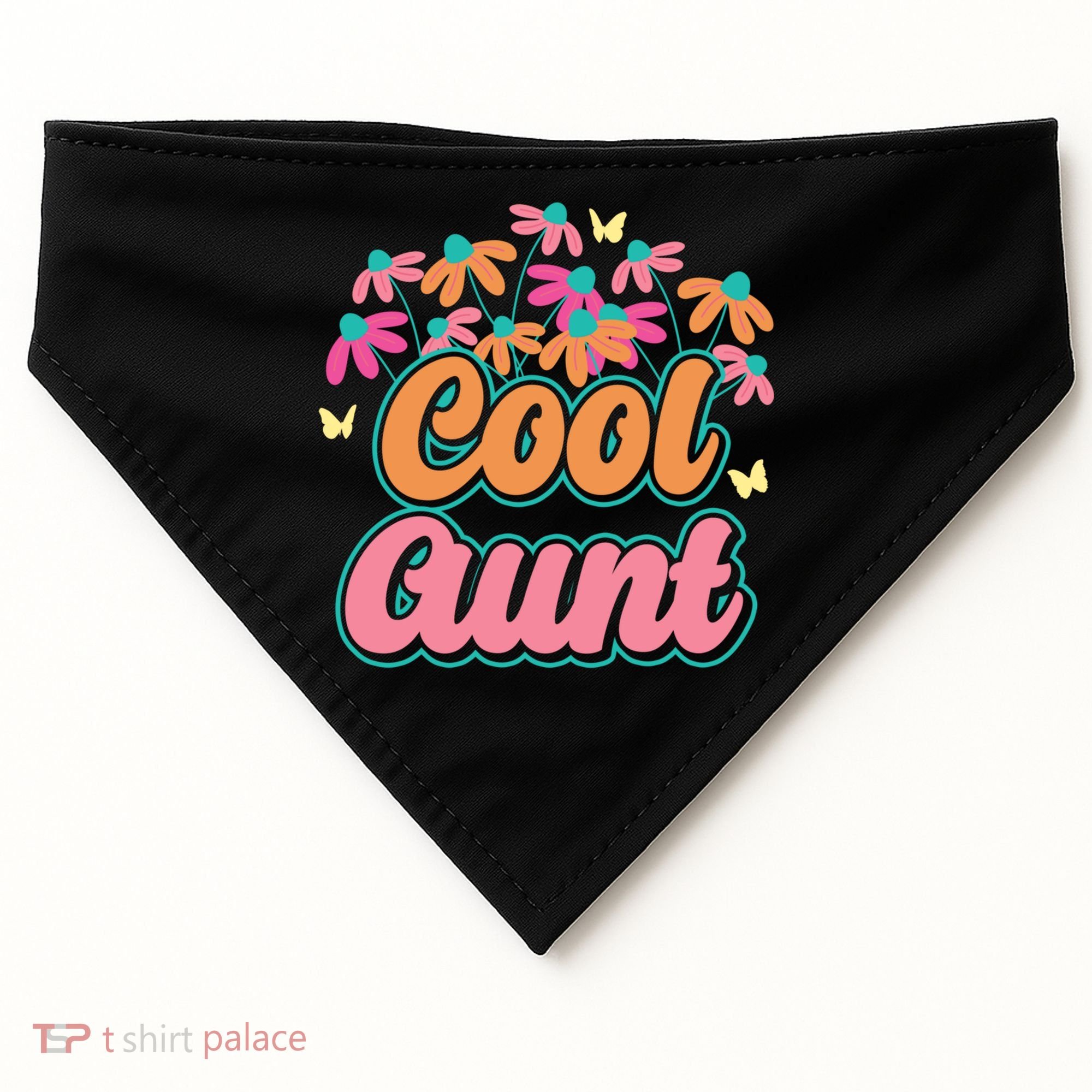 Cool Aunt Niece Nephew Auntie Nephews Gift USA-Made Doggie Bandana