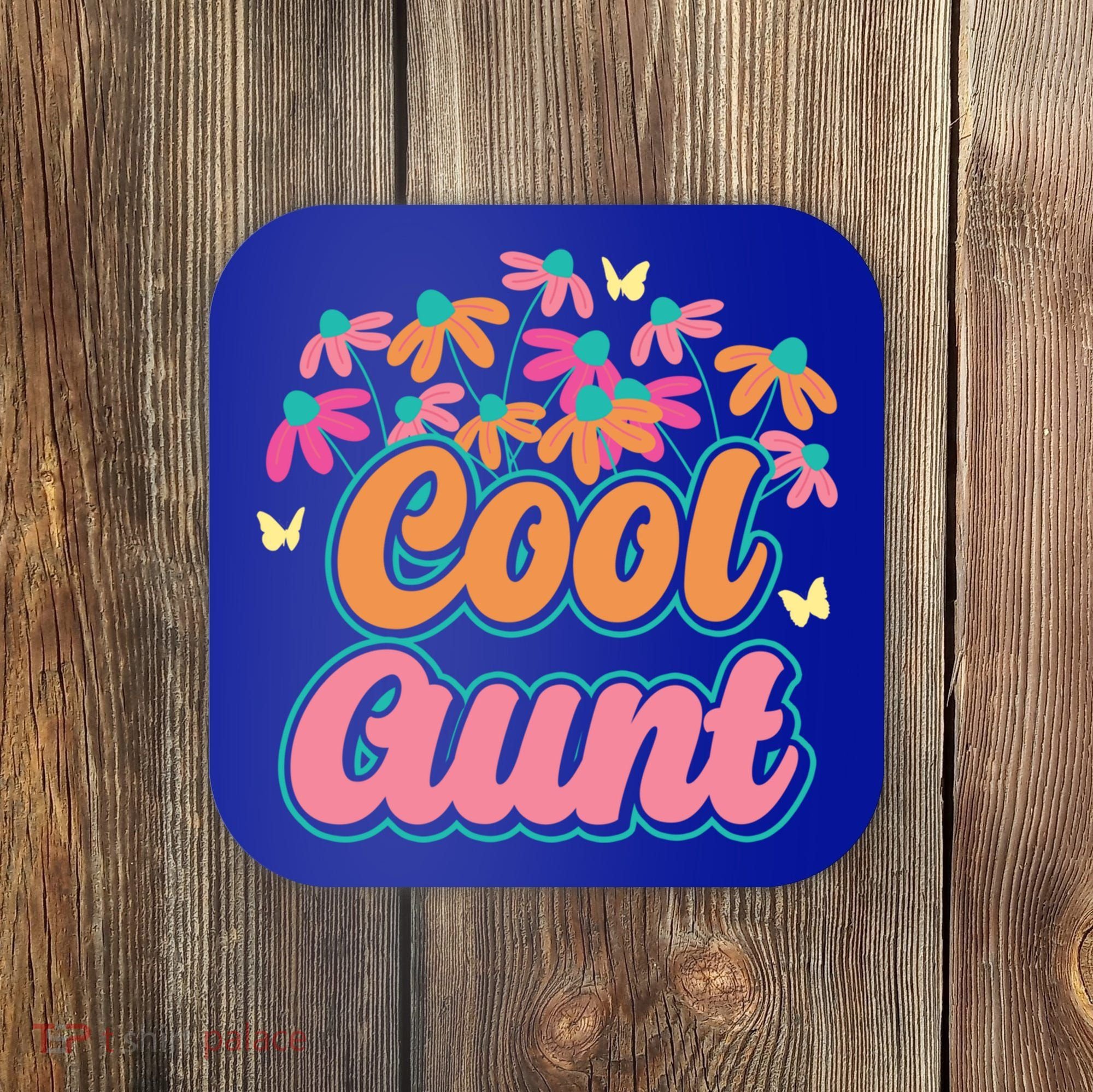 Cool Aunt Niece Nephew Auntie Nephews Gift Coaster