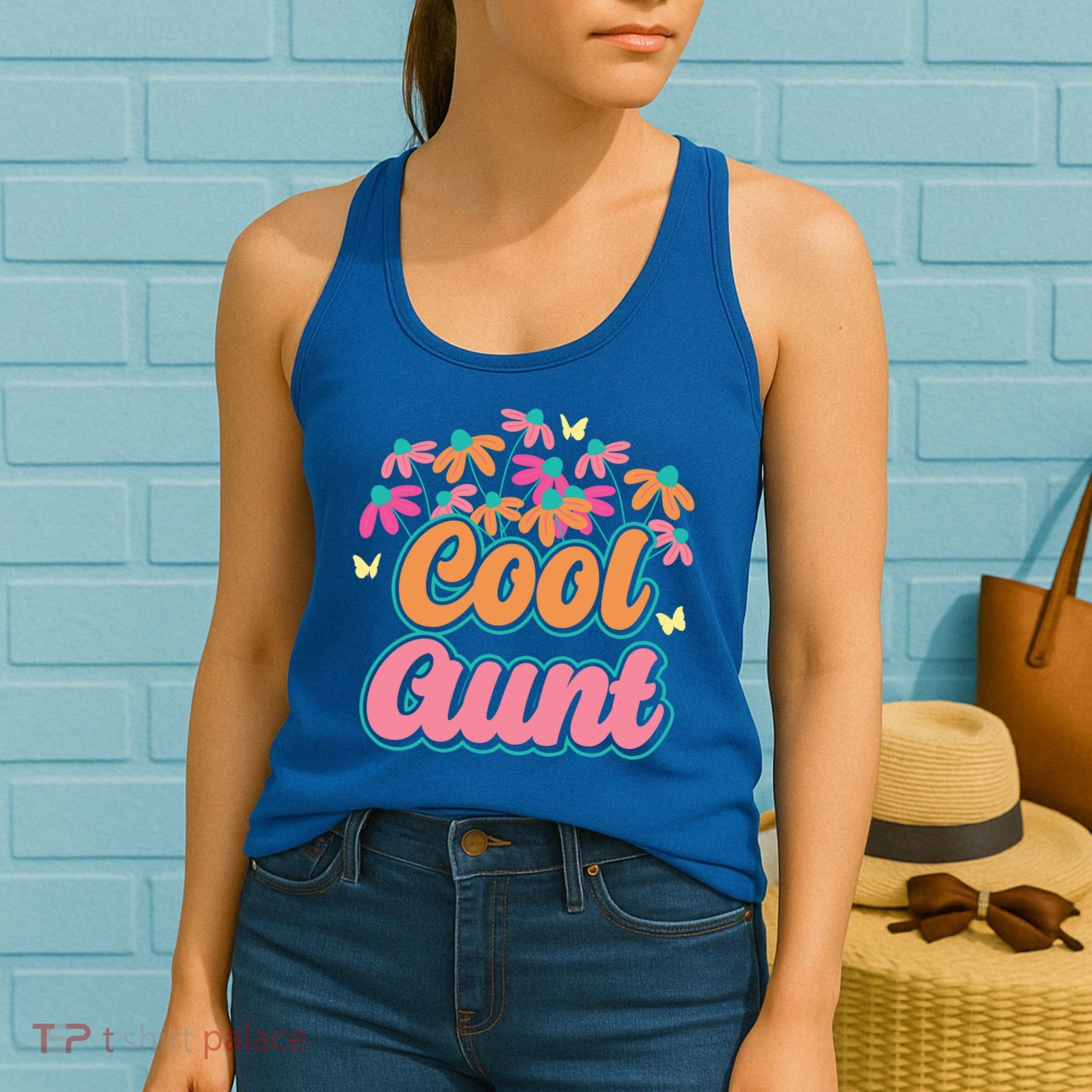 Cool Aunt Niece Nephew Auntie Nephews Gift Women's Tank Top