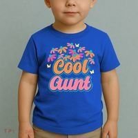 Cool Aunt Niece Nephew Auntie Nephews Gift Toddler T-Shirt thumb 2
