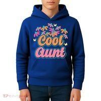 Cool Aunt Niece Nephew Auntie Nephews Gift Kids Hoodie thumb 4