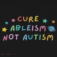 Cure Ableism Not Autism Autism Awareness Cute Women's Hoodie thumb 2