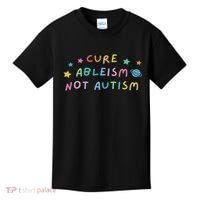 Cure Ableism Not Autism Autism Awareness Cute Kids T-Shirt thumb 0