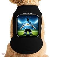 Cool Argentina National Soccer Team With Flag Doggie Tank thumb 0