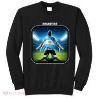 Cool Argentina National Soccer Team With Flag Sweatshirt thumb 0