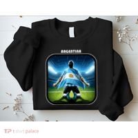 Cool Argentina National Soccer Team With Flag Sweatshirt thumb 2