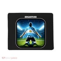 Cool Argentina National Soccer Team With Flag Mousepad thumb 0