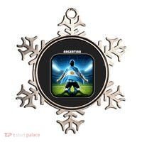 Cool Argentina National Soccer Team With Flag Ornament thumb 0
