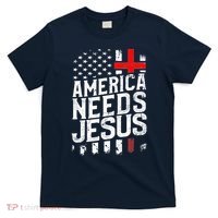 Christian America Needs Jesus Vintage T-Shirt thumb 0
