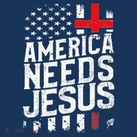 Christian America Needs Jesus Vintage T-Shirt thumb 7