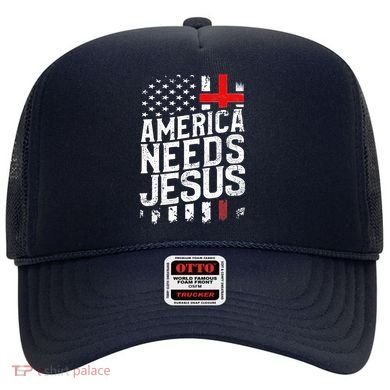 Christian America Needs Jesus Vintage Hat