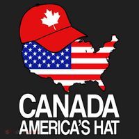 Canada America's Hat Women's Sweatshirt thumb 2