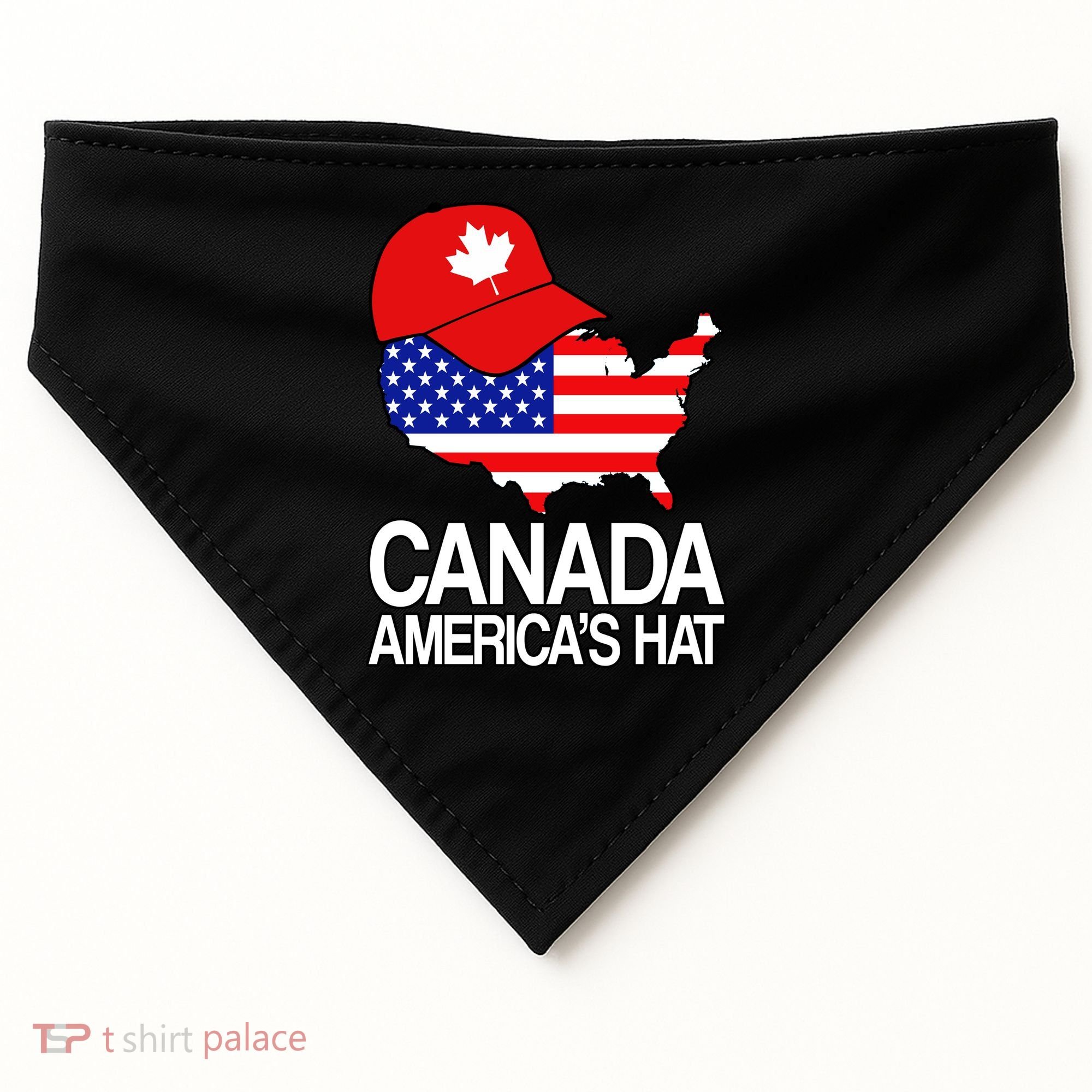 Canada America's Hat USA-Made Doggie Bandana