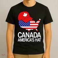 Canada America's Hat T-Shirt thumb 3