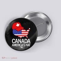 Canada America's Hat Button thumb 0