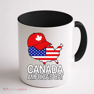Canada America's Hat Coffee Mug back