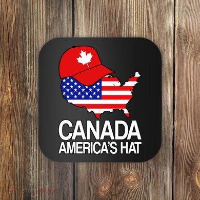 Canada America's Hat Coaster