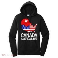 Canada America's Hat Women's Hoodie thumb 0