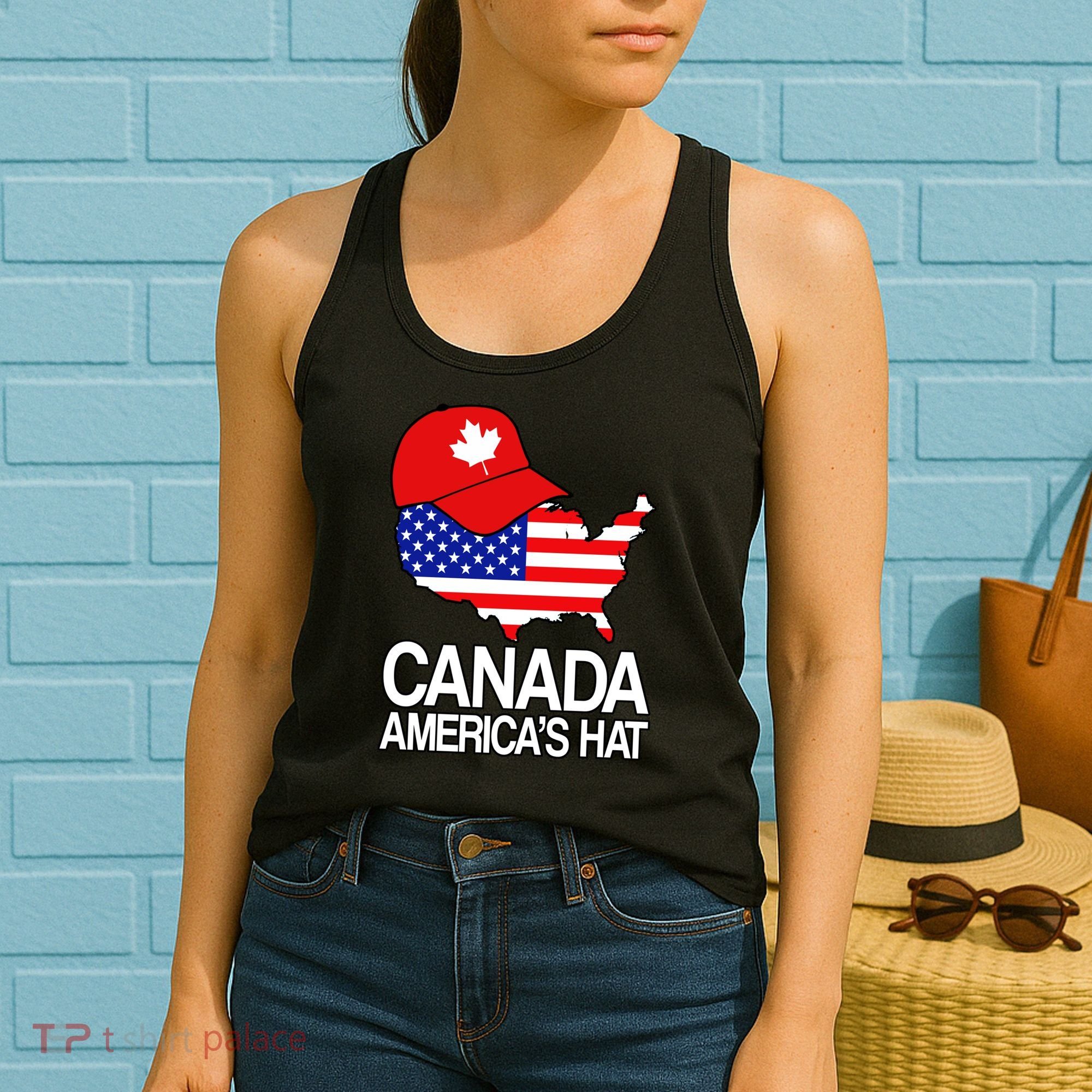 Canada America's Hat Women's Tank Top
