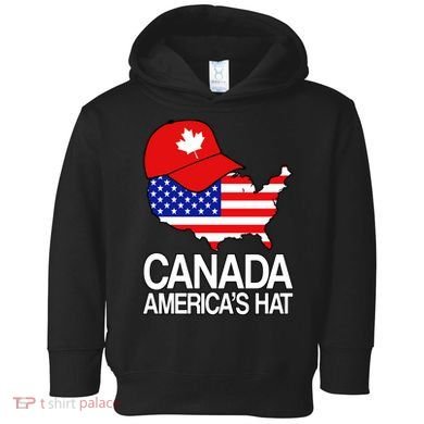 Canada America's Hat Toddler Hoodie