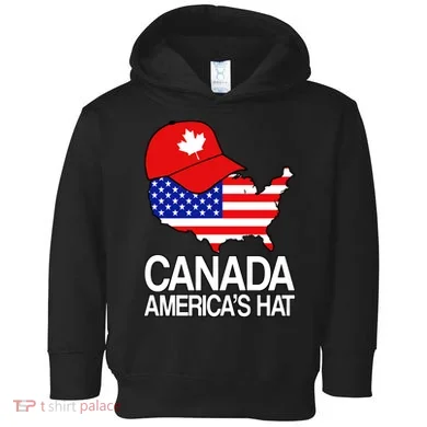 Canada America's Hat Toddler Hoodie