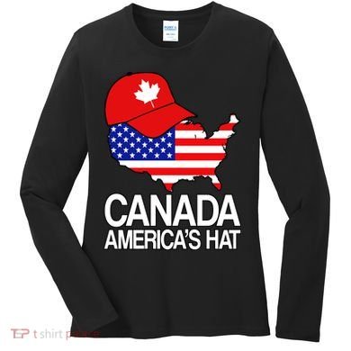 Canada America's Hat Women's Long Sleeve Shirt