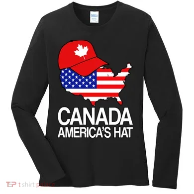Canada America's Hat Women's Long Sleeve Shirt