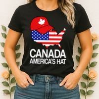 Canada America's Hat Women's T-Shirt thumb 2