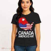 Canada America's Hat Women's T-Shirt thumb 4