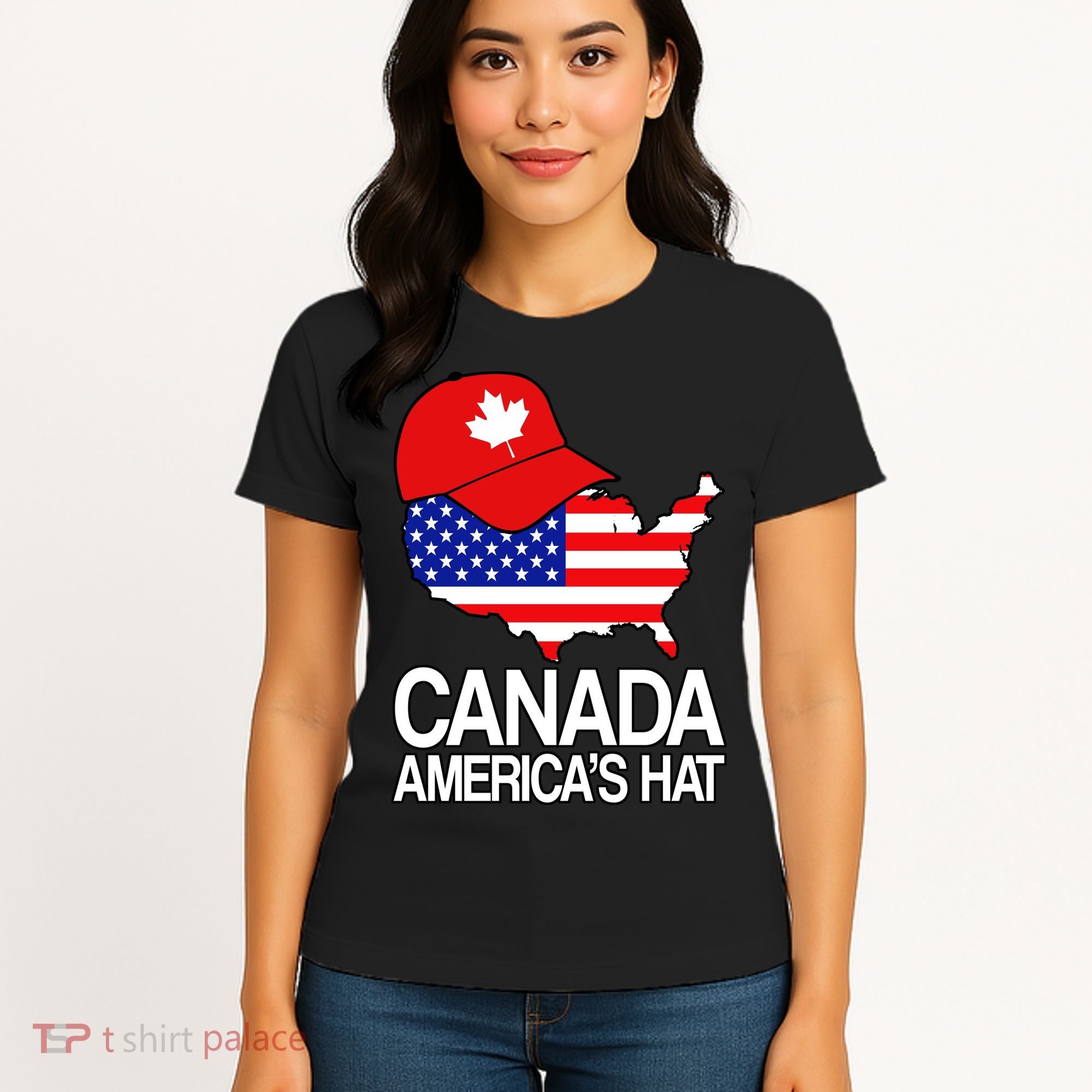 Canada America's Hat Women's T-Shirt