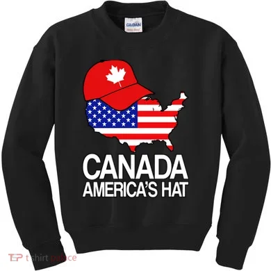 Canada America's Hat Kids Sweatshirt