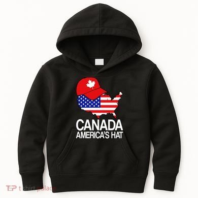 Canada America's Hat Kids Hoodie