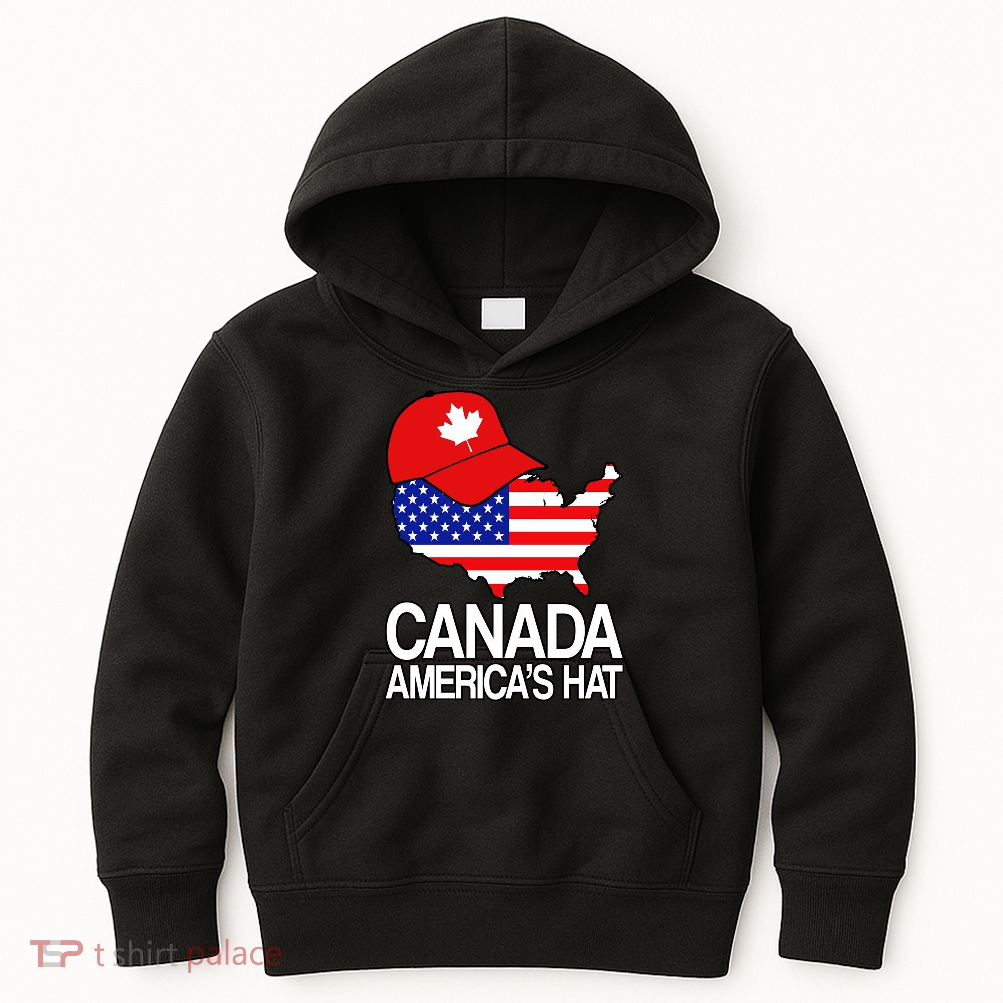 Canada America's Hat Kids Hoodie