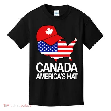 Canada America's Hat Kids T-Shirt