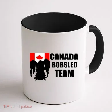 Canada Bobsled Team Coffee Mug back