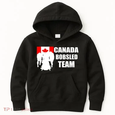Canada Bobsled Team Kids Hoodie