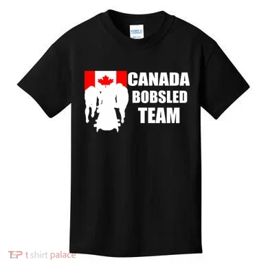 Canada Bobsled Team Kids T-Shirt
