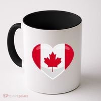 Canada Heart Flag Coffee Mug thumb 0