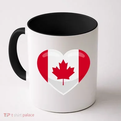 Canada Heart Flag Coffee Mug