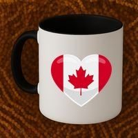 Canada Heart Flag Coffee Mug thumb 2